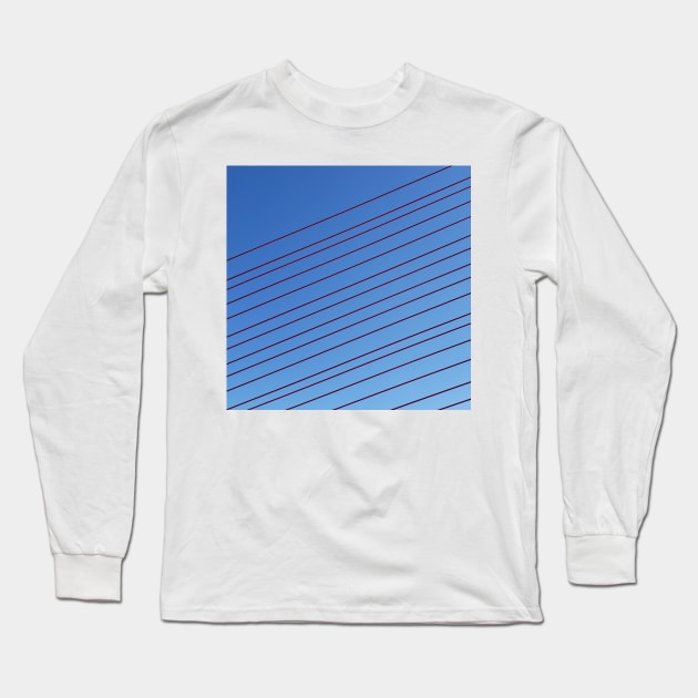 Telegraphy Sky Long Sleeve T-Shirt by laceylschmidt
